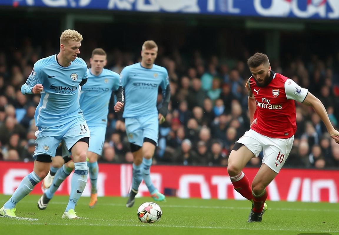 曼城与阿森纳英超联赛争冠对决，枪手稳固防线成关键优势